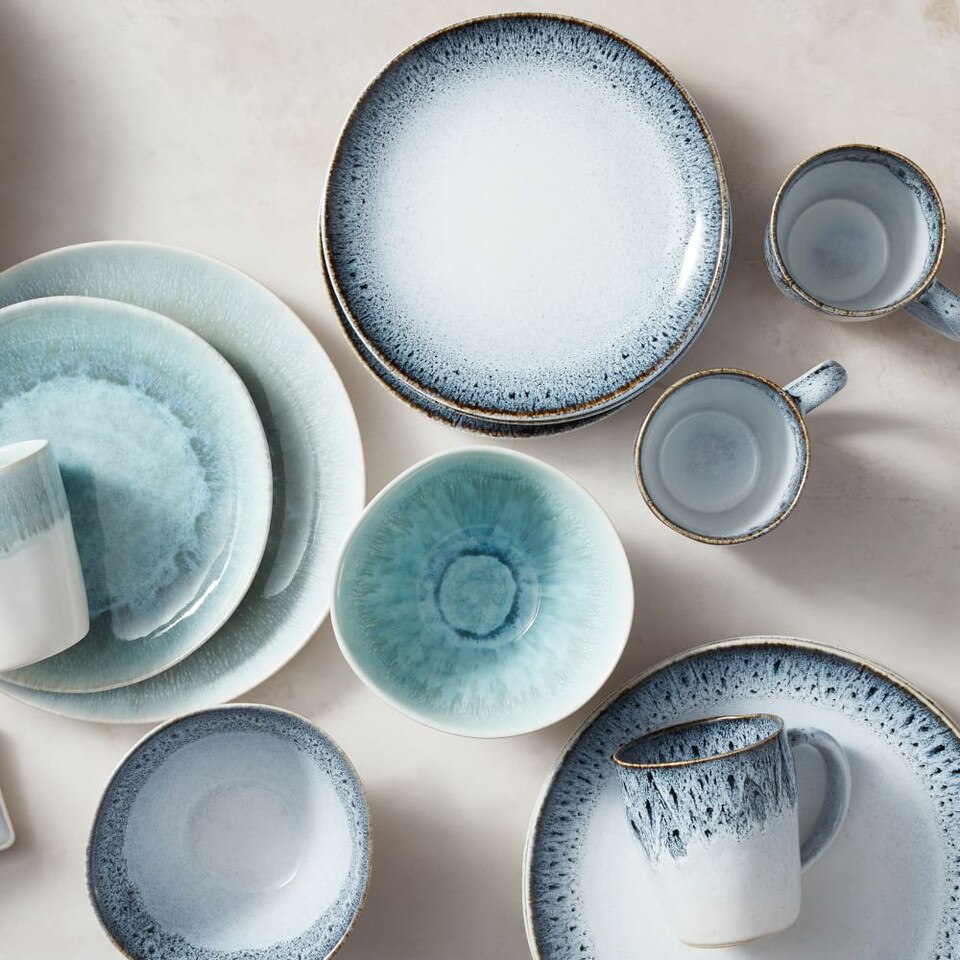 Reactive Stoneware Pasta Bowls West Elm UK